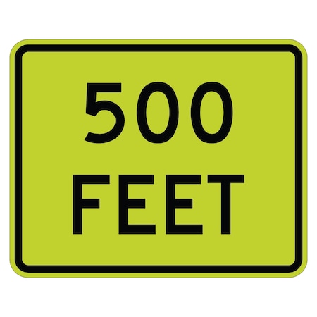 Sign Solutions Usa 12 in Height, 18 in Width, Aluminum, Horizontal Rectangle DUS08DFG1812W16-2P